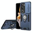 For vivo Y19s 4G Camshield Ring Holder Phone Case(Royal Blue) - 1