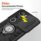 For vivo Y19s 4G Camshield Ring Holder Phone Case(Black) - 3