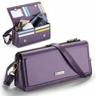 CaseMe ME30 Max Multifunctional Large-Capacity Shoulder Crossbody Phone Bag(Purple) - 1