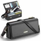 CaseMe ME30 Max Multifunctional Large-Capacity Shoulder Crossbody Phone Bag(Black) - 1