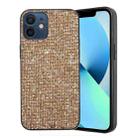 For iPhone 12 Glitter Powder TPU Hybrid PC Phone Case(Gold) - 1