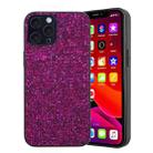 For iPhone 11 Pro Max Glitter Powder TPU Hybrid PC Phone Case(Purple) - 1