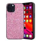 For iPhone 11 Pro Max Glitter Powder TPU Hybrid PC Phone Case(Pink) - 1