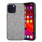 For iPhone 11 Pro Max Glitter Powder TPU Hybrid PC Phone Case(Silver) - 1