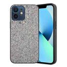 For iPhone 11 Glitter Powder TPU Hybrid PC Phone Case(Silver) - 1