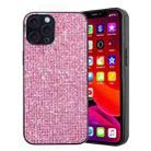 For iPhone 11 Pro Glitter Powder TPU Hybrid PC Phone Case(Pink) - 1