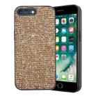 For iPhone 8 Plus / 7 Plus Glitter Powder TPU Hybrid PC Phone Case(Gold) - 1