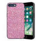 For iPhone 8 Plus / 7 Plus Glitter Powder TPU Hybrid PC Phone Case(Pink) - 1