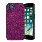 For iPhone SE 2022 / 2020 / 8 / 7 Glitter Powder TPU Hybrid PC Phone Case(Purple) - 1