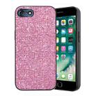 For iPhone SE 2022 / 2020 / 8 / 7 Glitter Powder TPU Hybrid PC Phone Case(Pink) - 1