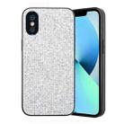 For iPhone XS / X Glitter Powder TPU Hybrid PC Phone Case(White) - 1