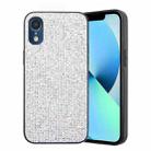 For iPhone XR Glitter Powder TPU Hybrid PC Phone Case(White) - 1