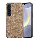 For Samsung Galaxy S23 5G Glitter Powder TPU Hybrid PC Phone Case(Gold) - 1