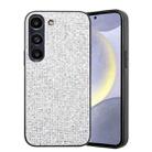 For Samsung Galaxy S23 5G Glitter Powder TPU Hybrid PC Phone Case(White) - 1