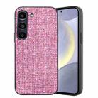 For Samsung Galaxy S23 5G Glitter Powder TPU Hybrid PC Phone Case(Pink) - 1