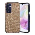 For Samsung Galaxy A35 5G Glitter Powder TPU Hybrid PC Phone Case(Gold) - 1