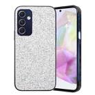 For Samsung Galaxy A55 5G Glitter Powder TPU Hybrid PC Phone Case(White) - 1
