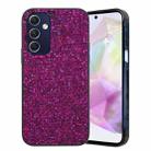 For Samsung Galaxy A55 5G Glitter Powder TPU Hybrid PC Phone Case(Purple) - 1