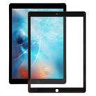 For iPad Pro 12.9 2015 Front Screen Outer Glass Lens with OCA Optically Clear Adhesive(Black) - 1