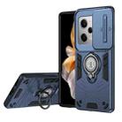 For Xiaomi Poco X5 Pro Camshield Ring Holder Phone Case(Royal Blue) - 1