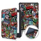 For KOBO Clara Colour 2E 2022 Painted Voltage Caster TPU Leather Smart Tablet Case(Graffiti) - 1