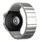 22mm One-Bead Magnetic Buckle Titanium Metal Watch Band(Titanium Color) - 1