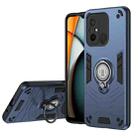 For Xiaomi Redmi 12C / Poco C55 Ring Holder Phone Case(Royal Blue) - 1