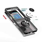 For Samsung Galaxy Z Flip5 Q Shadow 1 Series TPU + PC Phone Case with Ring(Red) - 3