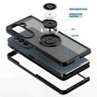 For Samsung Galaxy Z Fold7 Q Shadow 1 Series TPU + PC Phone Case with Ring(Dark Green) - 3