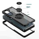 For Samsung Galaxy Z Fold5 Q Shadow 1 Series TPU + PC Phone Case with Ring(Dark Green) - 3