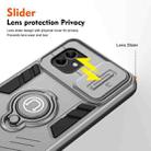 For Samsung Galaxy A04 Camshield Ring Holder Phone Case(Grey) - 3