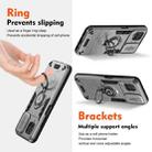 For Samsung Galaxy A12 Camshield Ring Holder Phone Case(Grey) - 2