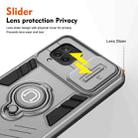 For Samsung Galaxy A12 Camshield Ring Holder Phone Case(Grey) - 3