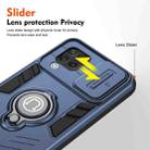 For Samsung Galaxy A22 4G Camshield Ring Holder Phone Case(Royal Blue) - 3