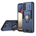For Samsung Galaxy A55 Camshield Ring Holder Phone Case(Royal Blue) - 1