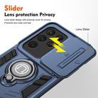 For Samsung Galaxy S24 Ultra 5G Camshield Ring Holder Phone Case(Royal Blue) - 3