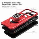 For Samsung Galaxy S21+ 5G Magnetic Ring Holder Phone Case(Red) - 3