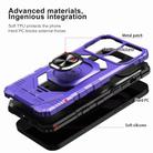 For Samsung Galaxy S21+ 5G Magnetic Ring Holder Phone Case(Purple) - 3