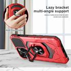 For Samsung Galaxy S22 Ultra 5G Magnetic Ring Holder Phone Case(Red) - 2