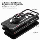 For Samsung Galaxy A12 Magnetic Ring Holder Phone Case(Black) - 3