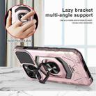 For Samsung Galaxy A22 4G Magnetic Ring Holder Phone Case(Rose Gold) - 2