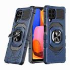 For Samsung Galaxy A22 4G Magnetic Ring Holder Phone Case(Blue) - 1