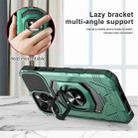 For Samsung Galaxy A52 Magnetic Ring Holder Phone Case(Dark Green) - 2