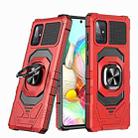 For Samsung Galaxy A71 4G Magnetic Ring Holder Phone Case(Red) - 1