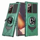 For Samsung Galaxy Note20 Ultra Magnetic Ring Holder Phone Case(Dark Green) - 1