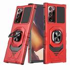 For Samsung Galaxy Note20 Ultra Magnetic Ring Holder Phone Case(Red) - 1