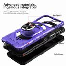 For Samsung Galaxy Note20 Ultra Magnetic Ring Holder Phone Case(Purple) - 3