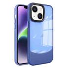 For iPhone 14 Plus Two-color High Transparency Skin Feel TPU Phone Case(Blue) - 1
