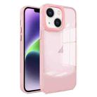 For iPhone 14 Plus Two-color High Transparency Skin Feel TPU Phone Case(Pink) - 1