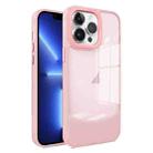 For iPhone 13 Pro Two-color High Transparency Skin Feel TPU Phone Case(Pink) - 1